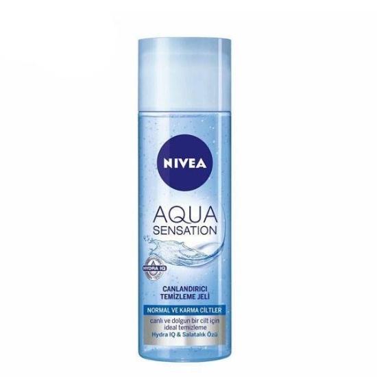 ژل شستشو صورت نیوآ مدل AQUA SENSATION حجم 200 میلی لیتر