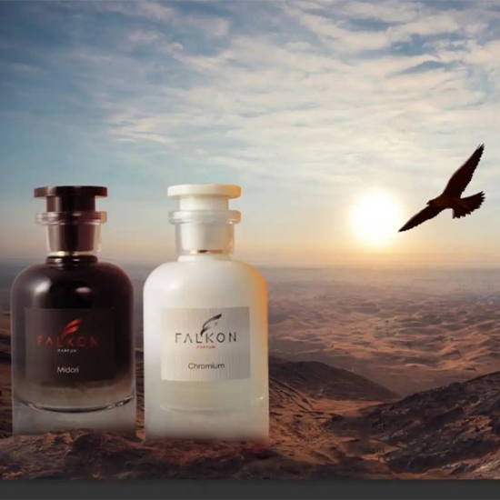 ادوپرفیوم مردانه فالکون SINOPER POUR HOMME رایحه گوچی گیلتی ابسلو حجم 100 میلی لیتر